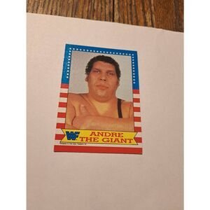 Vintage 1987 WWF Andre the Giant Wrestling Trading Card Titan Sports Raw